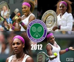 Puzzle 2012 Wimbledon πρωταθλητής Serena Williams